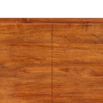 vidaXL Dining Table Solid Wood with Honey Finish 180x90x76 cm