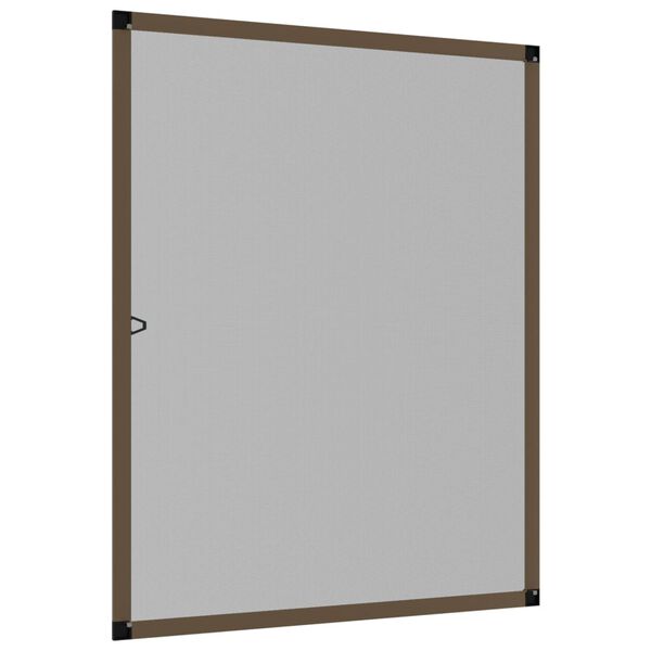 vidaXL Insect Screen for Windows Brown 100x120 cm