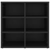 vidaXL Shoe Cabinet Black 52.5x30x50 cm