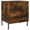 vidaXL Bedside Cabinets 2 pcs Smoked Oak 40x35x47.5 cm Engineered Wood