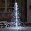 vidaXL Christmas Tree with 160 LEDs Cold White 150 cm Acrylic