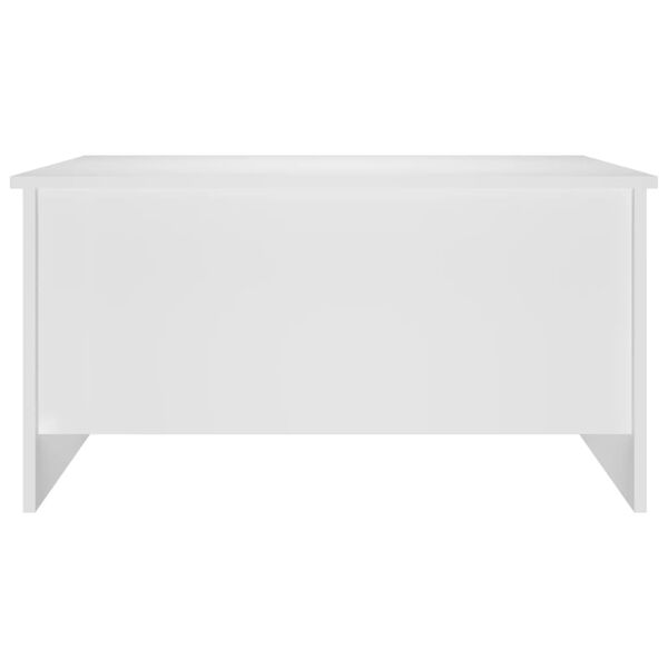 vidaXL Coffee Table White 80x55.5x41.5 cm Engineered Wood