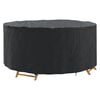 vidaXL Outdoor Furniture Cover Black 200 x 200 x 105 cm 210D fabric