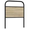 vidaXL Headboard Sonoma Oak 80 cm Steel and Engineered Wood