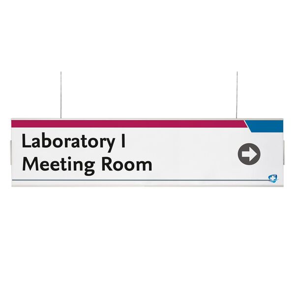 MOEDEL Suspended Sign ROM 15.1x60x1.9 cm