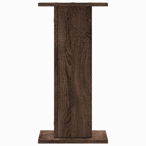 vidaXL Plant Stands 2 pcs Brown Oak 30x30x60 cm Engineered Wood