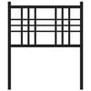 vidaXL Metal Replace Headboard White 75cm