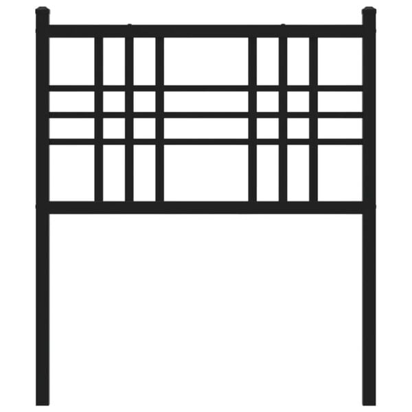 vidaXL Metal Replace Headboard White 75cm