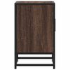 vidaXL Bedside Cabinets 2 pcs Brown Oak 40x31x50 cm Engineered Wood and Metal