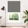 vidaXL Roller Blind Blackout Grey 120x210 cm Fabric Width 116.6 cm Polyester