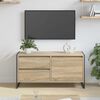 vidaXL TV Cabinet Sonoma 100 x 36 x 49.5 cm Engineered Wood