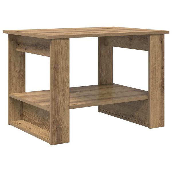 vidaXL Coffee Table Artisan Oak 72 x 50 x 50 cm Engineered Wood