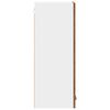 vidaXL Hanging Cabinet with Storage Old Wood and White 30 x 31 x 80 cm