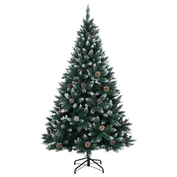 vidaXL Artificial Christmas Tree 300 LEDs 210 cm