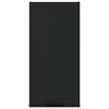 vidaXL Wall-mounted Bathroom Cabinet Black 32x20x67 cm