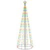 vidaXL Christmas Cone Tree Colourful 310 LEDs 100x300 cm