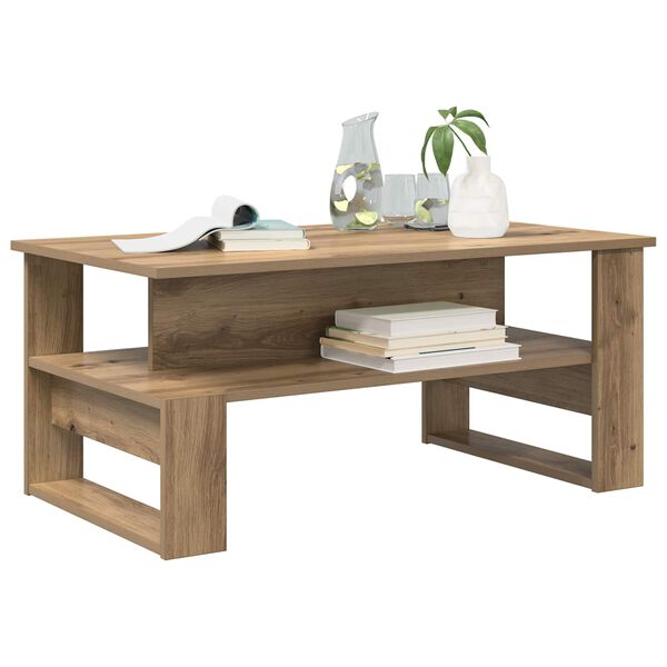 vidaXL Coffee Table Artisan Oak 90 x 50 x 40 cm Engineered Wood