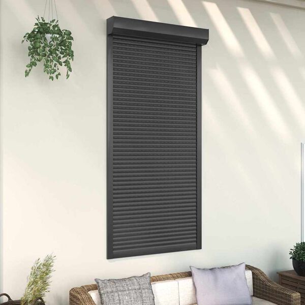 vidaXL Roller Shutter Aluminium 100x210 cm Anthracite