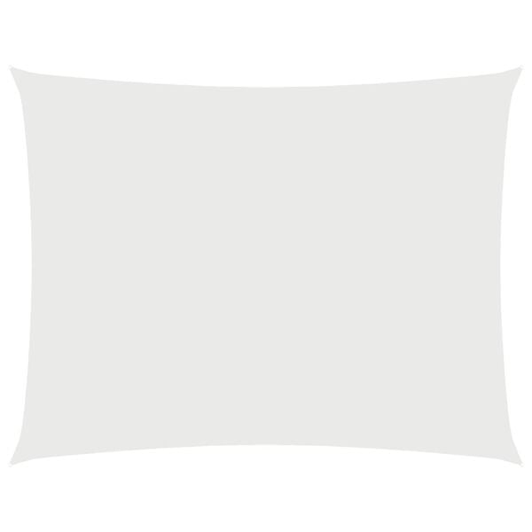 vidaXL Sunshade Sail Oxford Fabric Rectangular 2x3.5 m White