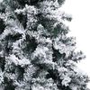 vidaXL Artificial Christmas Tree with 300 LEDs with Stand White 180 cm