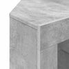 vidaXL Corner LED TV Cabinet Concrete Grey 100x40x68cm Engineered Wood