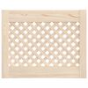 vidaXL Cabinet Doors Lattice Design 2 pcs 49.5x39.5 cm Solid Wood Pine