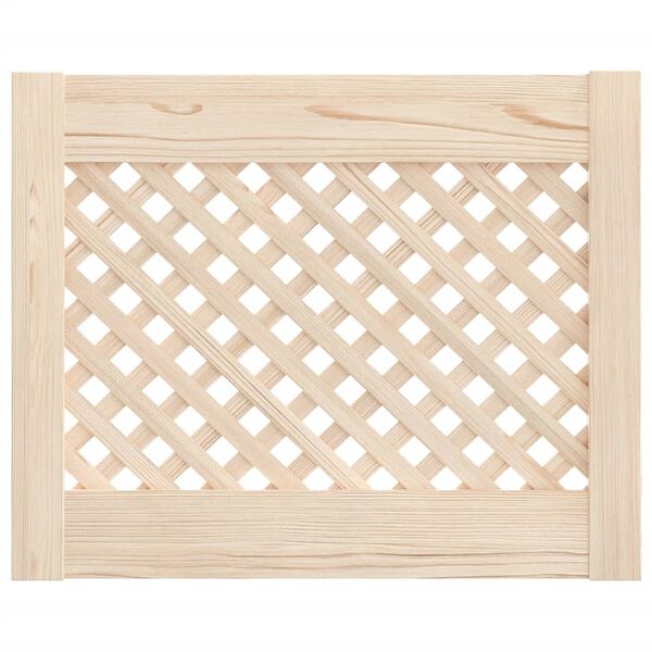 vidaXL Cabinet Doors Lattice Design 2 pcs 49.5x39.5 cm Solid Wood Pine