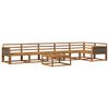 vidaXL Outdoor Sofa Set 7 pcs Natural Solid Acacia Wood
