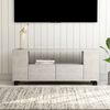 vidaXL TV Cabinet Concrete Grey 120x35x48 cm Engineered Wood