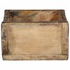 vidaXL Tray with Storage Brown 30 x 15 x 9 cm Solid Reclaim Wood