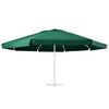 vidaXL Replacement Fabric for Outdoor Parasol Green 610 cm