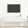 vidaXL TV Wall Cabinet 2 pcs White 60 x 31 x 29.5 cm Engineered Wood