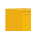 vidaXL Bedside Cabinets 2 pcs Mustard Yellow 36x39x60.5 cm Steel
