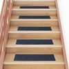 vidaXL Stair Mats Self-adhesive 30 pcs 76x20 cm Grey Blue Rectangular