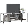 vidaXL TV Cabinet Grey Sonoma 153x37x50 cm Engineered Wood