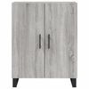 vidaXL Highboard Grey Sonoma 69.5x34x180 cm Engineered Wood