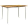 vidaXL Square Dining Table 120 x 80 x 75 cm Solid Acacia Wood