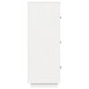 vidaXL Highboard White 67x40x108.5 cm Solid Wood Pine