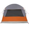vidaXL Dome Tent with Roof Grey and Orange 455 x 252 x 178 cm