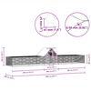 vidaXL Chicken Coop 10x2x2 m Galvanised Steel