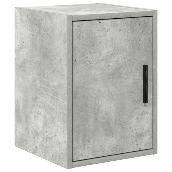 vidaXL Garage Wall Cabinet Concrete Grey Engineered Wood