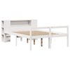 vidaXL Bookcase Bed without Mattress White 120x200 cm Solid Wood Pine