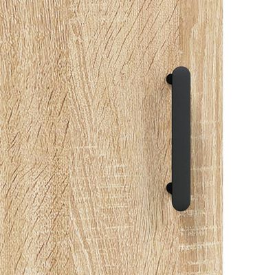vidaXL Wall Cabinet Sonoma Oak 60x31x70 cm Engineered Wood