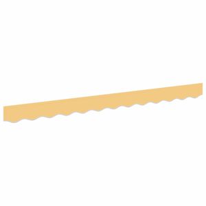 vidaXL Awning Valance Replacement Sand 581 x 20 cm Polyester