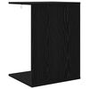 vidaXL Side Table Black Oak 45 x 40 x 62.5 cm Engineered Wood