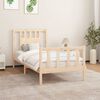 vidaXL Bed Frame without Mattress Solid Wood Pine 100x200 cm