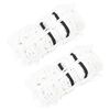 vidaXL Hay Nets 2 pcs Round White 100x100 cm PP