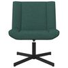 vidaXL Swivel Chair Dark Green 63 x 75 x 76 cm Fabric