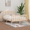 vidaXL Bed Frame without Mattress 140x200 cm Solid Wood