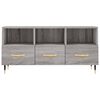 vidaXL TV Cabinet Grey Sonoma 102x36x50 cm Engineered Wood
